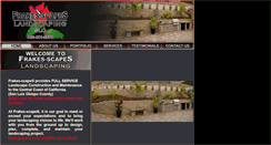 Desktop Screenshot of frakes-scapes.com
